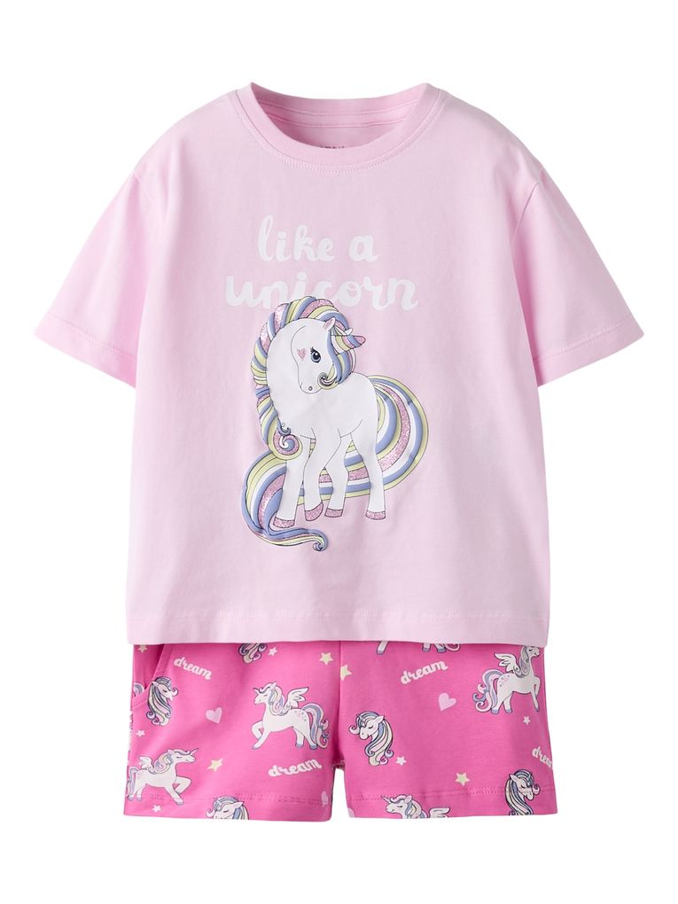 Name it Mädchen T-Shirt & Shorts Set Nmffeniaz