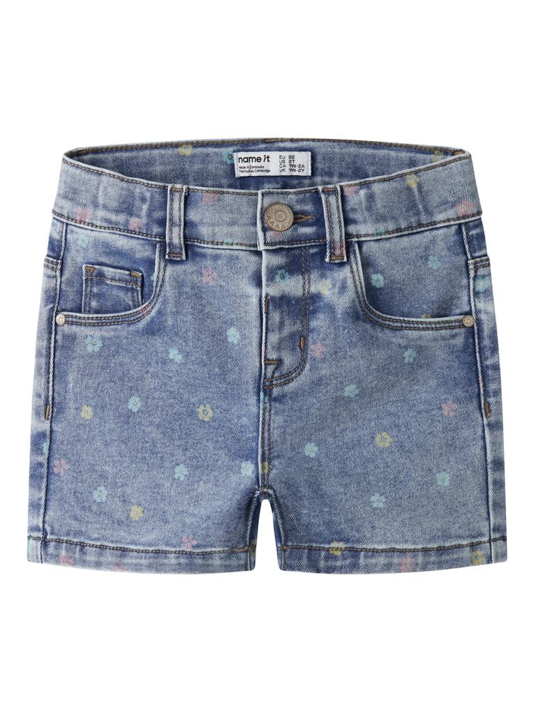 Name it Mädchen Jeansshorts Allover Print Nmfsalli