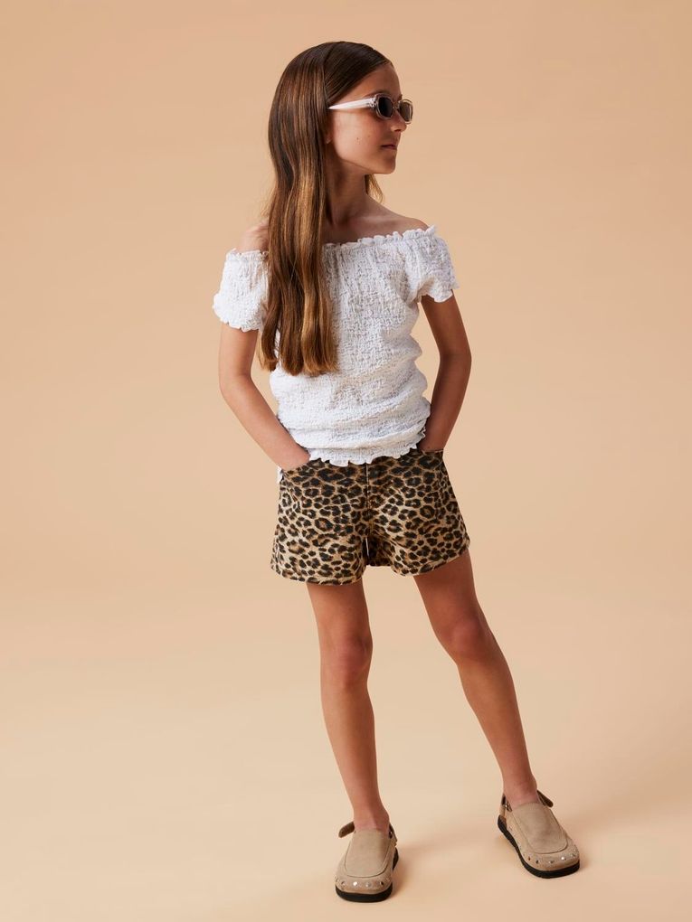 Name it Mädchen Schulterfreies T-Shirt Nkfhalisse