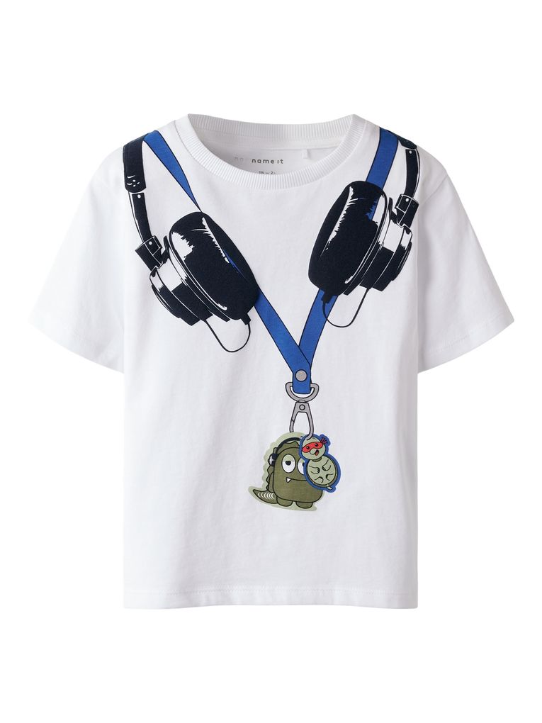 Name it Jungen Kurzarm-T-Shirt Bio-Baumwolle Nmmhenni