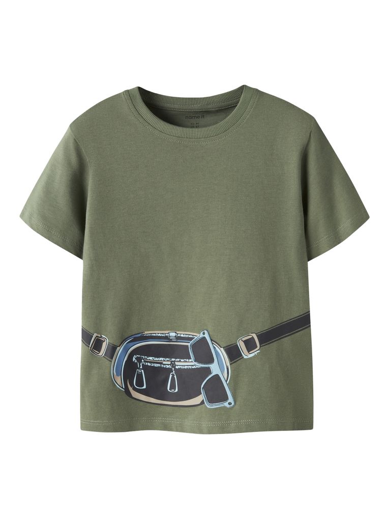 Name it Jungen Kurzarm-T-Shirt Bio-Baumwolle Nmmhenni