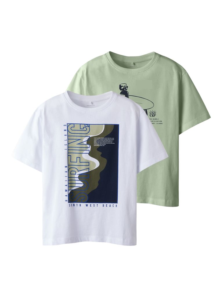 Name it Jungen 2er Pack T-Shirts Nkmhansy
