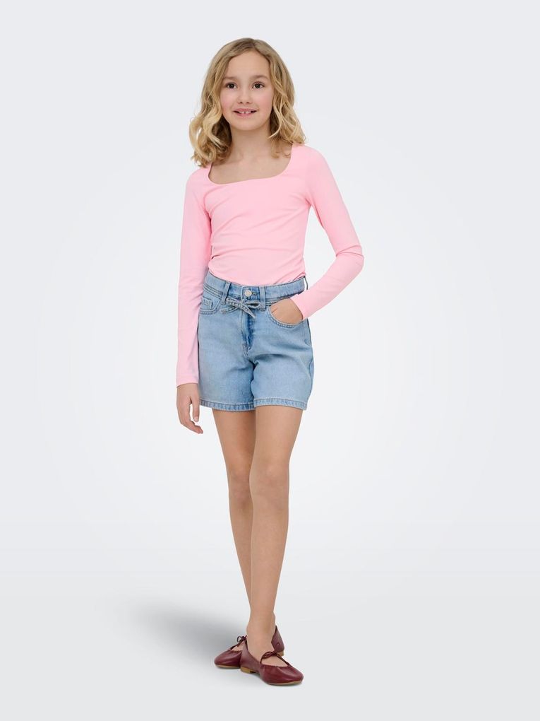 Kids Only Mädchen High Waist Jeansshorts Koggianna