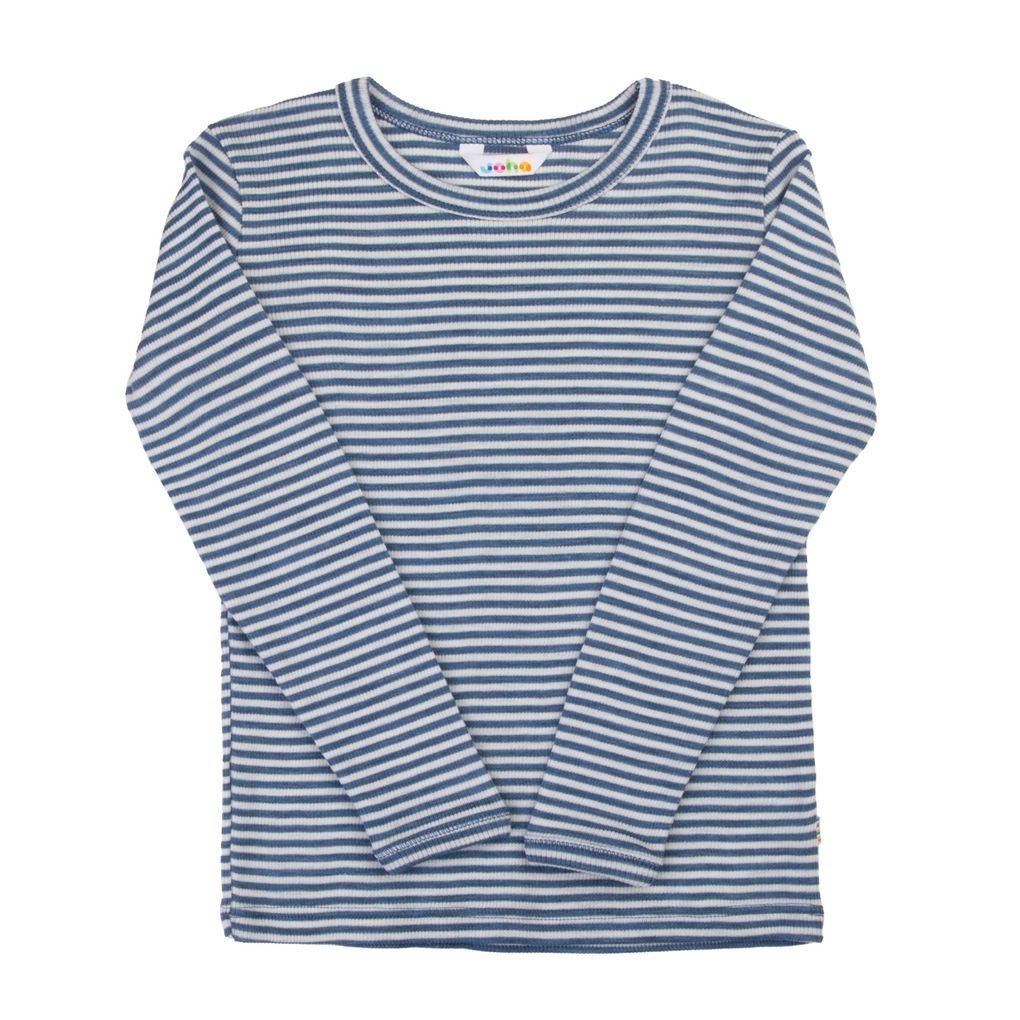 Joha Kinder Langarmshirt Merinowolle/Seide
