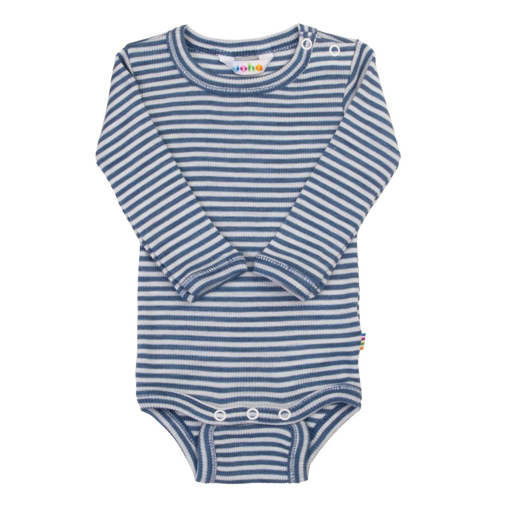 Joha Baby Langarm-Babybody Merinowolle-Seide Body