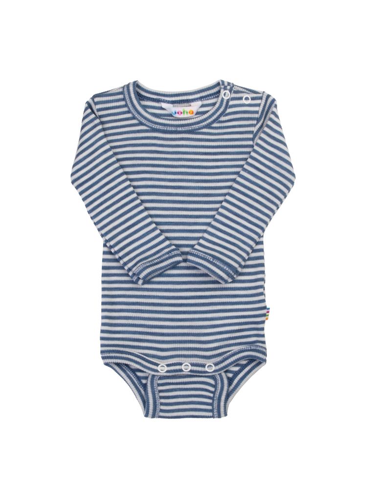Joha Baby Langarm-Babybody Merinowolle-Seide Body