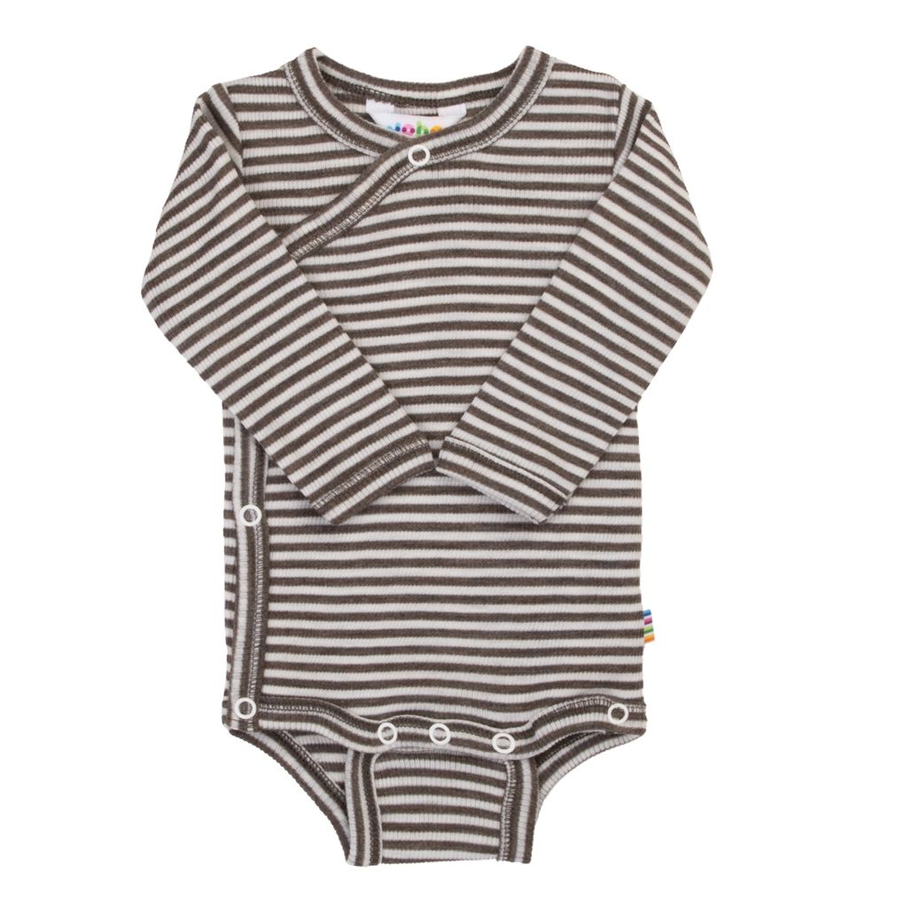 Joha Baby Wickelbody Langarm Merinowolle-Seide Body