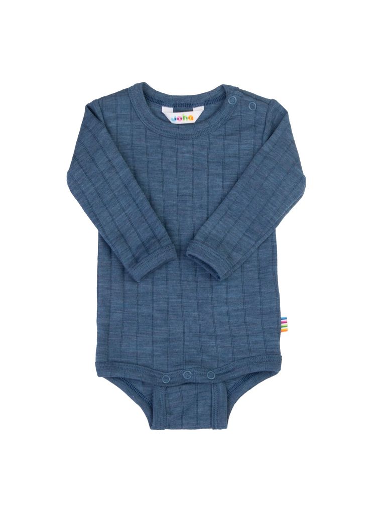 Joha Baby Langarmbody Merinowolle-Seide Body
