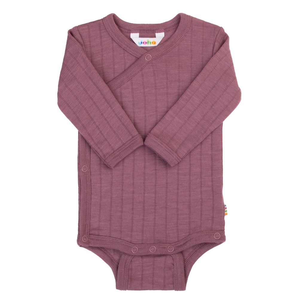 Joha Baby Langarm-Wickelbody Merinowolle/Seide Body