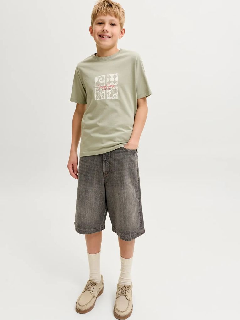 Jack & Jones Junior Jungen Baggy Jeansshorts Jjiron