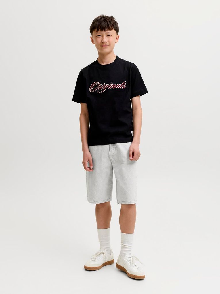 Jack & Jones Junior Jungen Baggy Jeansshorts Jjialex