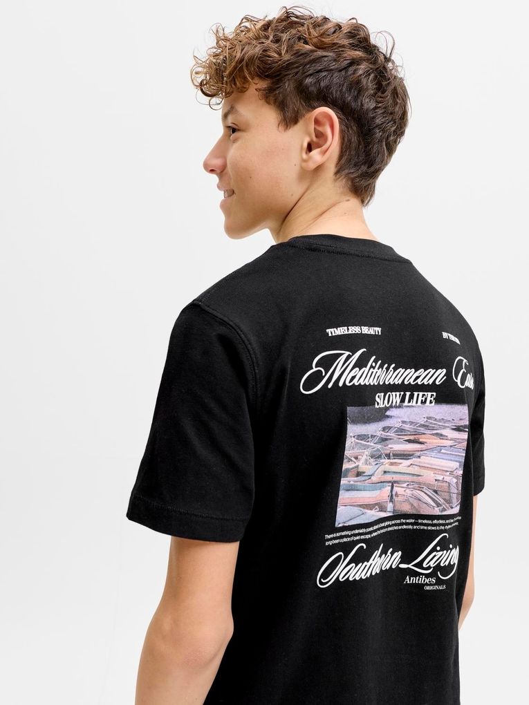 Jack & Jones Junior Jungen Freizeit-T-Shirt Backprint Jorcassis