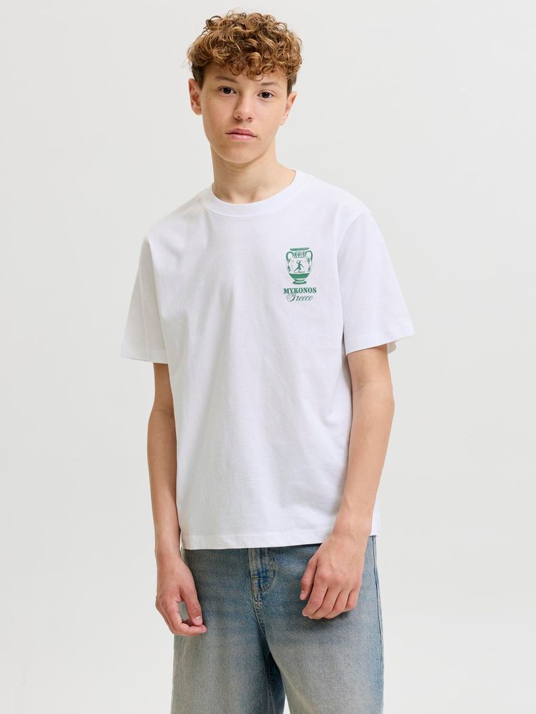 Jack & Jones Junior Jungen T-Shirt Kurzarm Backprint Jorvacation
