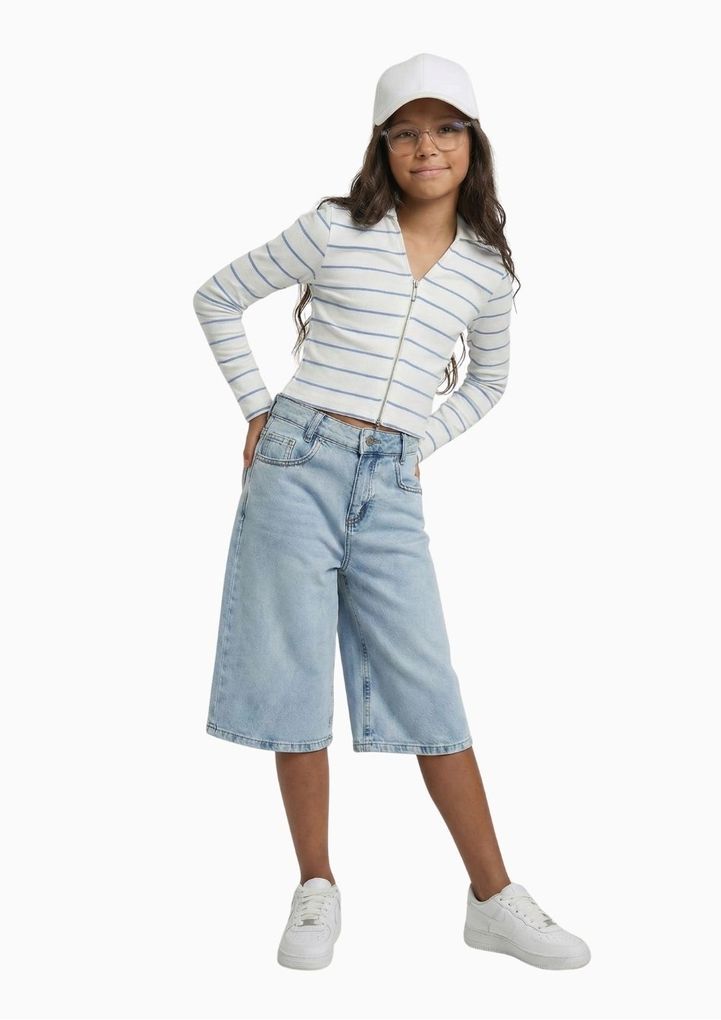 Blue Effect Mädchen Wide-Leg Bermuda Bundweite slim fit