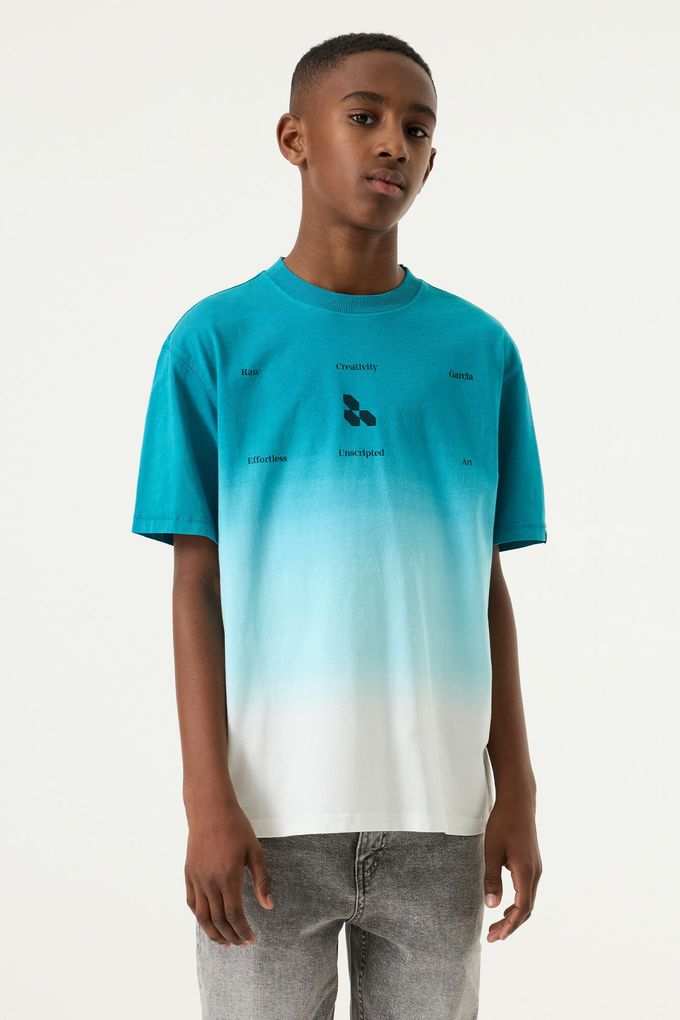 Garcia Jungen Teenager T‑Shirt kurzarm Farbverlauf Boys