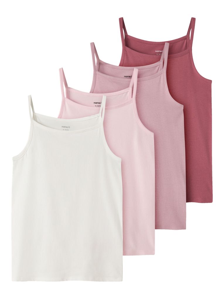 Name it Mädchen Trägertop 4er Pack Unterhemden Nkfstrap