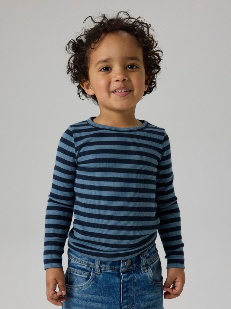 Name it Kinder Langarmshirt Slim Fit Rundhals Nmnbanio