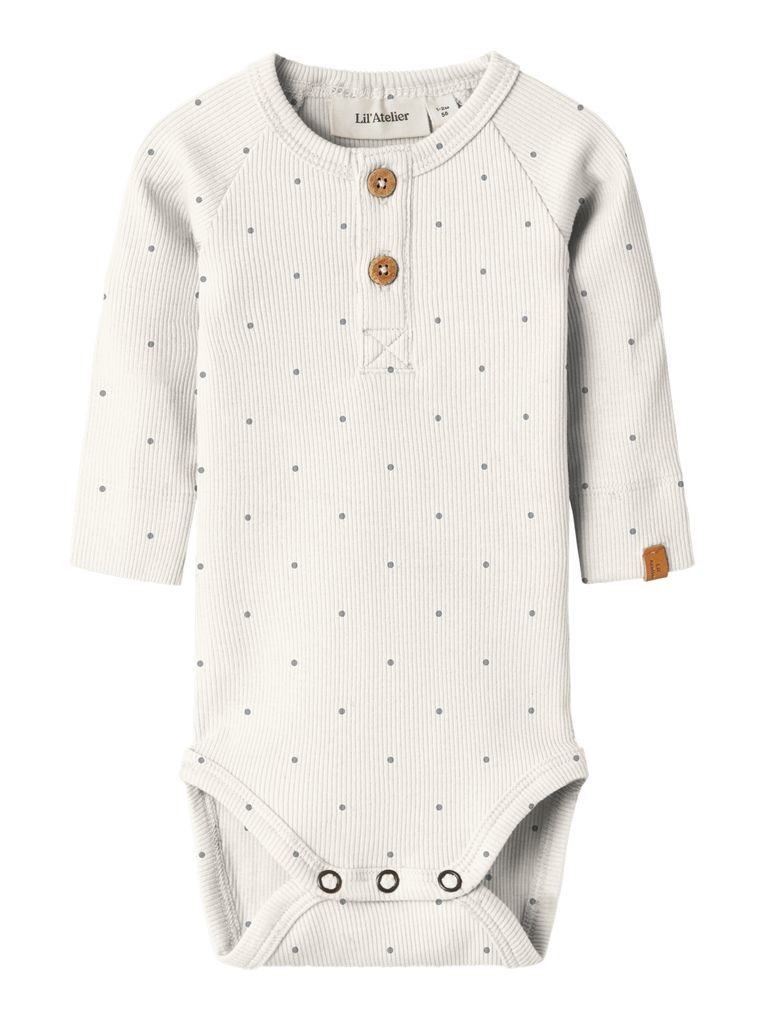 Name it Baby Jungen Babybody Langarm Nbmgago Lil' Atelier