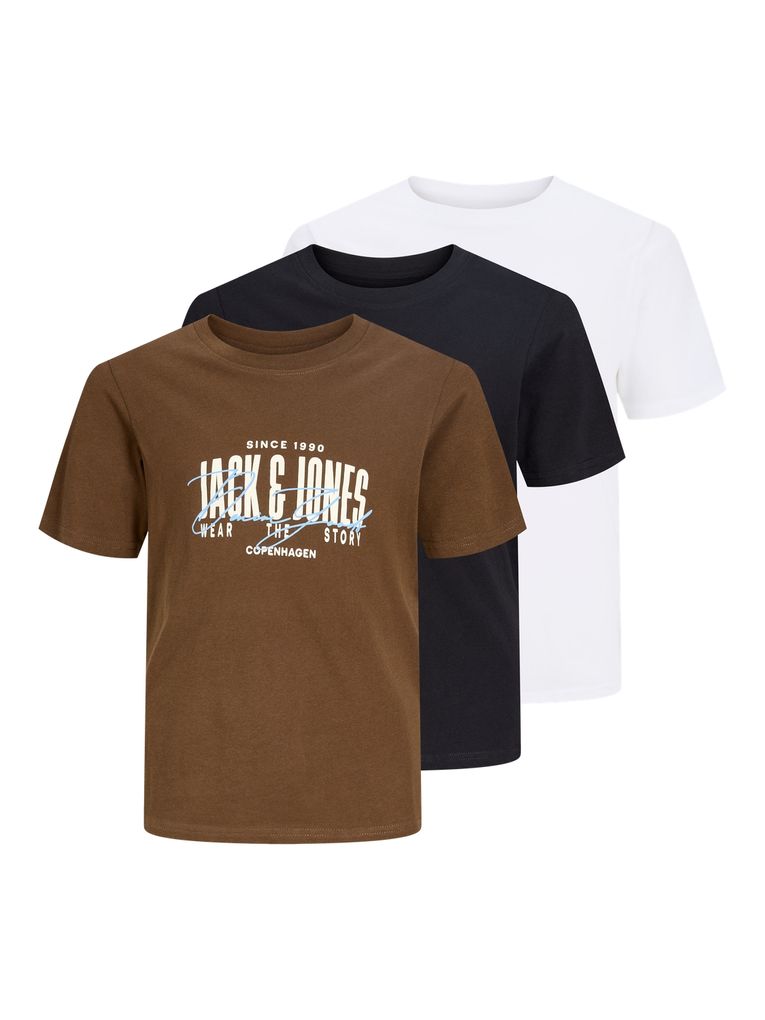 Jack & Jones Junior Jungen 3er-Pack T-Shirts Jjaero