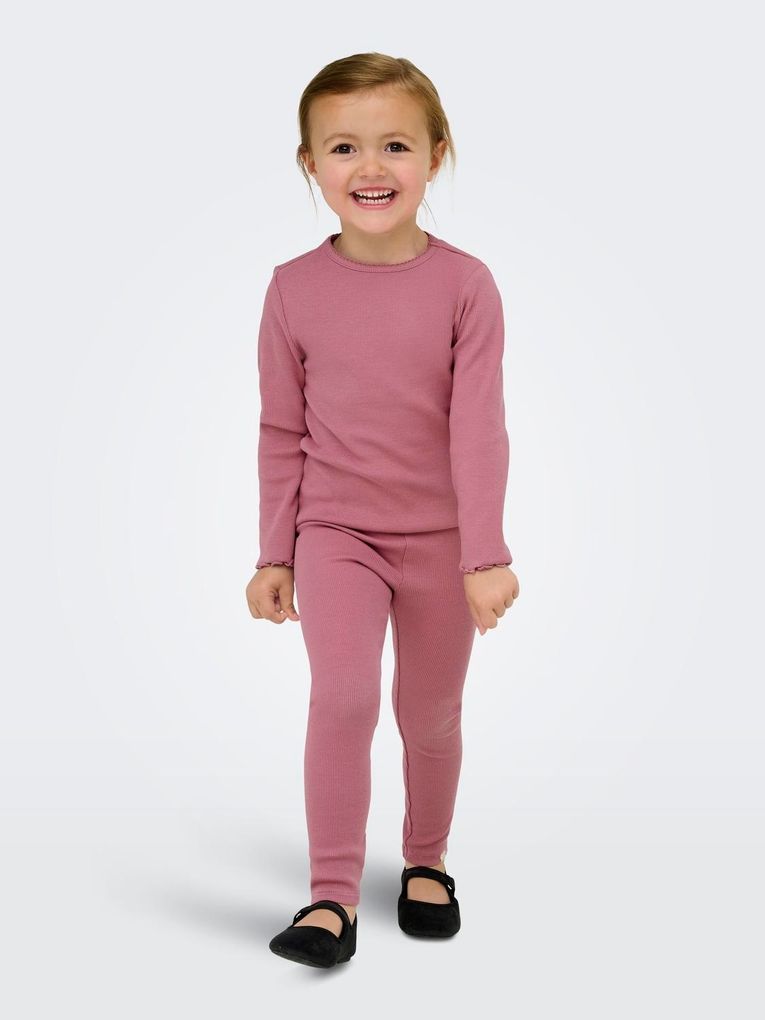 Kids Only Mini Girl Mädchen Rippstrick-Leggings Kmgtrinny