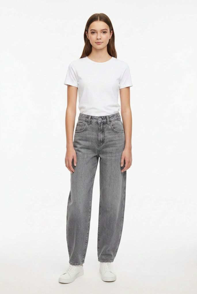 Kids Only Girl Mädchen Barrel-Jeans Kogtaylor grey denim