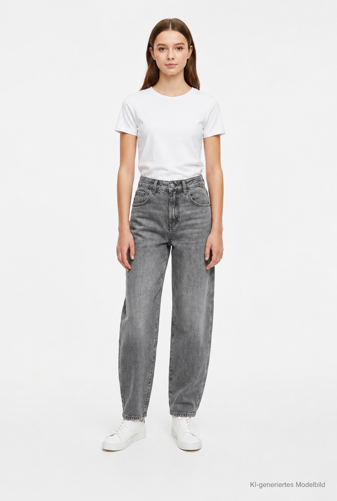 Kids Only Girl Mädchen Barrel-Jeans Kogtaylor grey denim