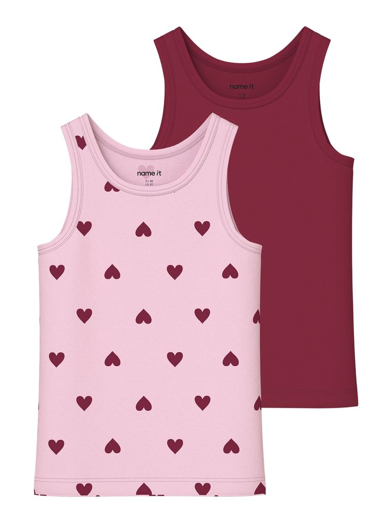 Name It Mädchen 2er Pack Tanktops Bio-Baumwolle Nmftank