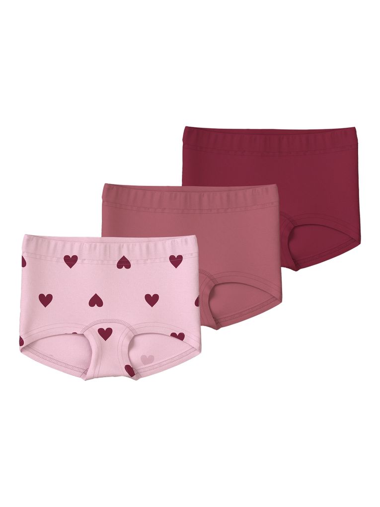 Name it Mädchen Slips 3er-Pack Cutie Heart Nmftights