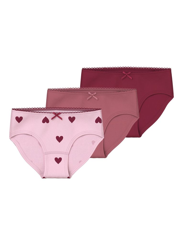 Name It Mädchen 3er Pack Slips Unterhosen Nmfbriefs