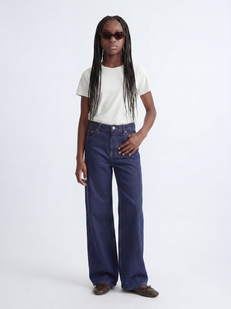 JJXX Girl Mädchen High Waist Wide Leg Jeans Jxtokyo