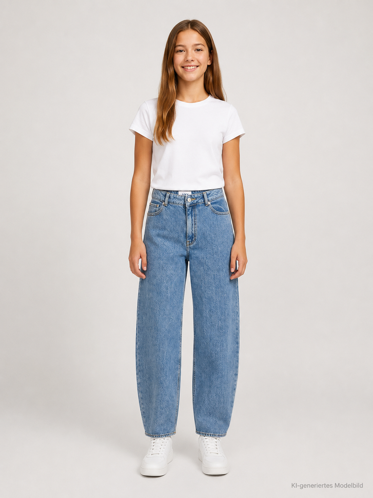 JJXX Girl Mädchen Barrel Fit Jeans Jxfuji