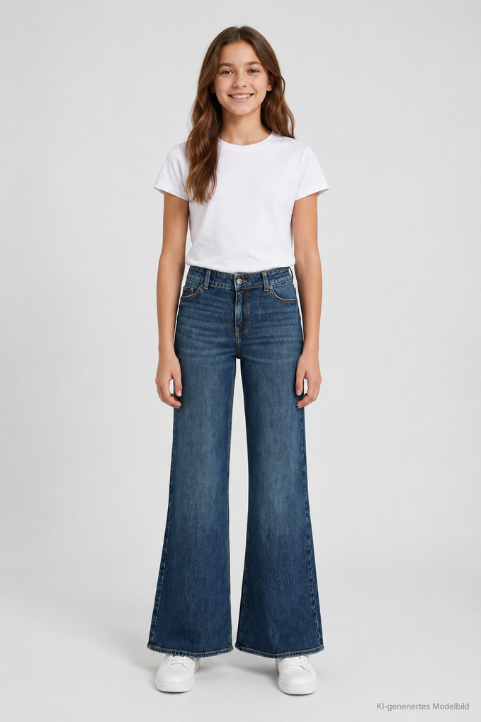 JJXX Girl Mädchen Ausgestellte Jeans Flared Jeans Jxrome