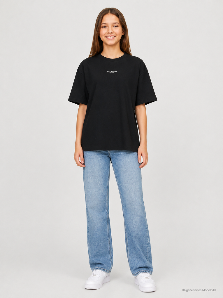 JJXX Girl Mädchen T-Shirt Rundhals Print Jxstudio Vesterbro