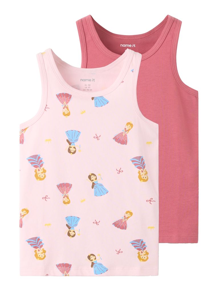 Name it Mädchen 2er Pack Unterhemden Tanktop Nmftank