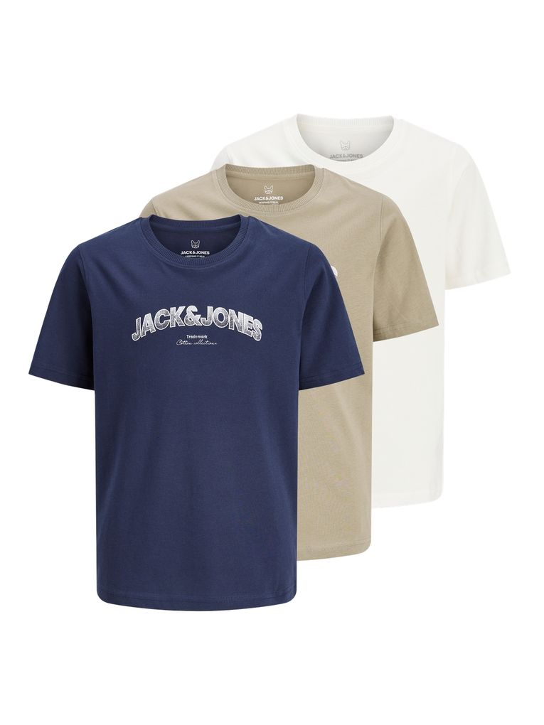 Jack & Jones Junior Jungen T-Shirt 3er-Pack Jjavery