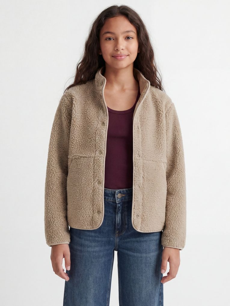 JJXX Girl Mädchen Teddyjacke Übergangsjacke Jxvera
