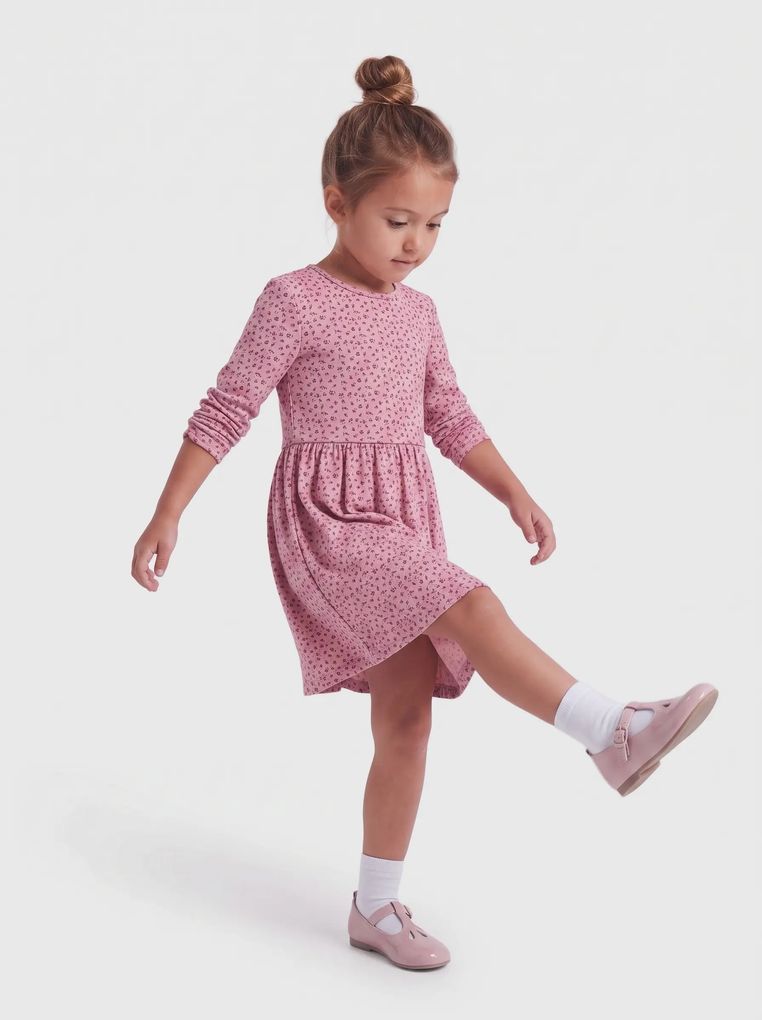 Kids Only Mini Girl Mädchen Jerseykleid langarm Kmgtrinny