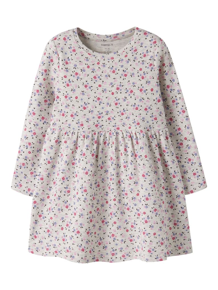 Name it Mädchen Langarmkleid Rippjersey Nmfnicole