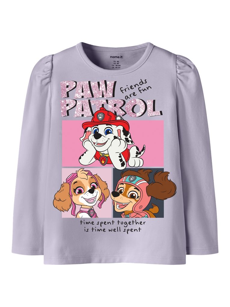 Name it Mädchen Paw Patrol Langarmshirt Nmfarna