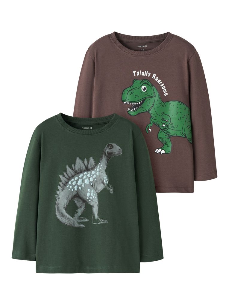 Name it Jungen 2er-Pack Langarmshirt Nmmnedin