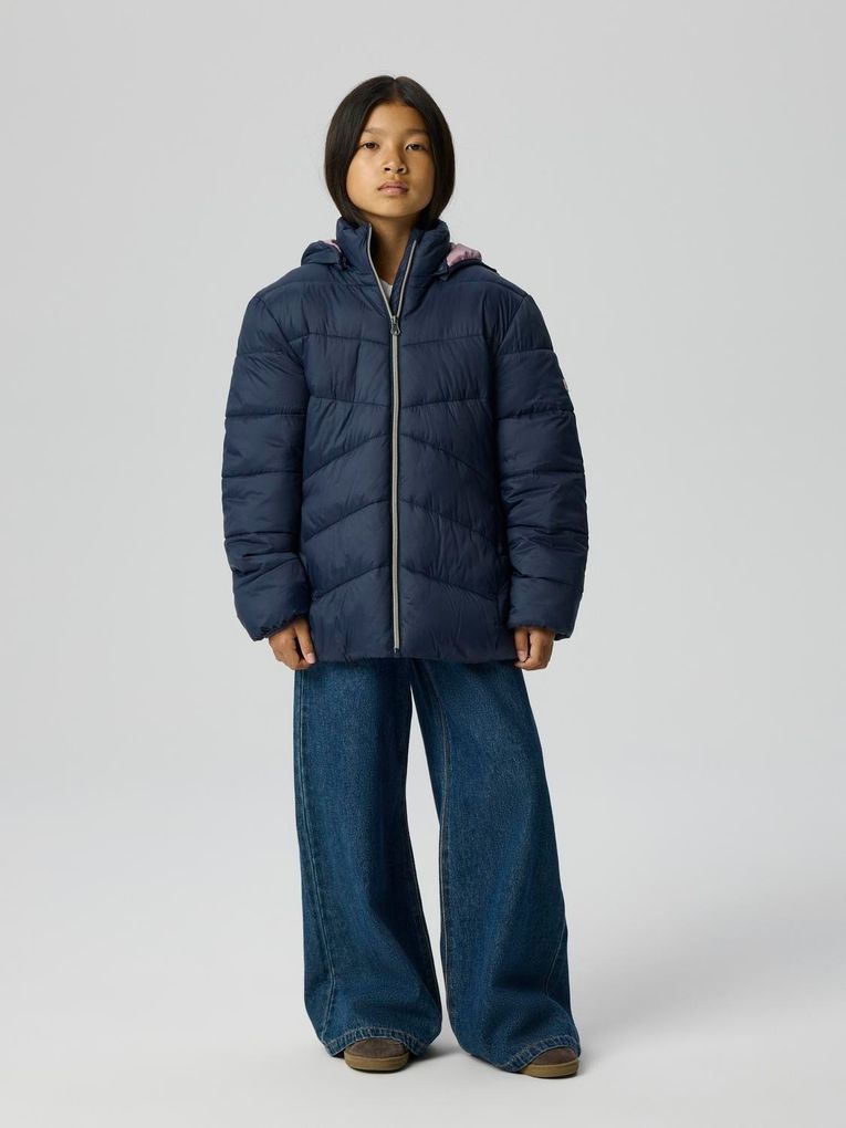 Name it Mädchen Übergangsjacke Leichtsteppjacke Nkfmarble