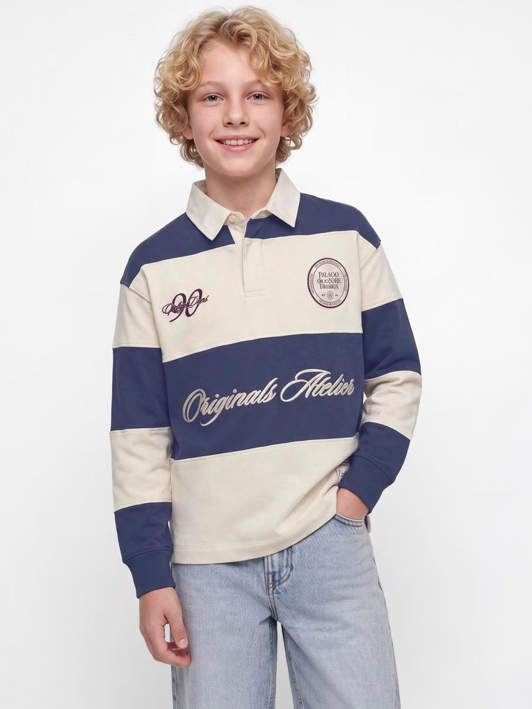 Jack & Jones Junior Jungen Sweatshirt Polokragen Jorsalamanco