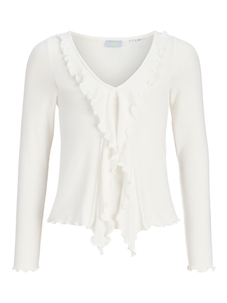 JJXX Girl Mädchen Langarmshirt mit Volant Jxuma