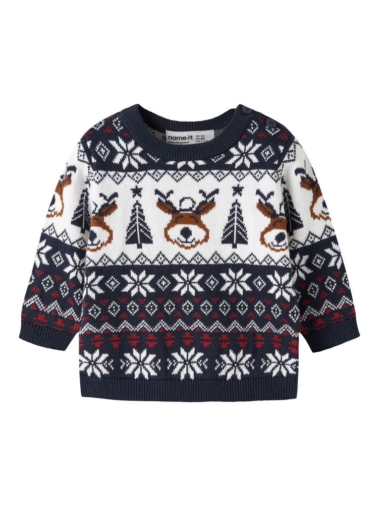 Name it Baby Weihnachts-Strickpullover Nbnrismas