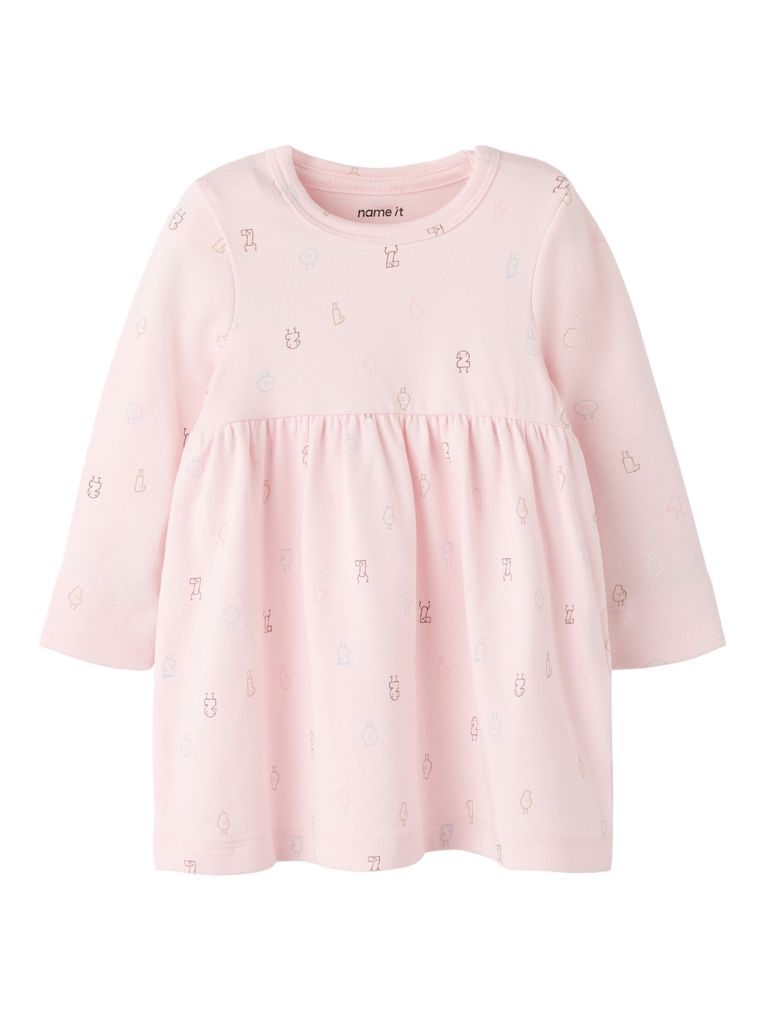 Name it Mädchen Langarm-Babykleid Nbflydianna