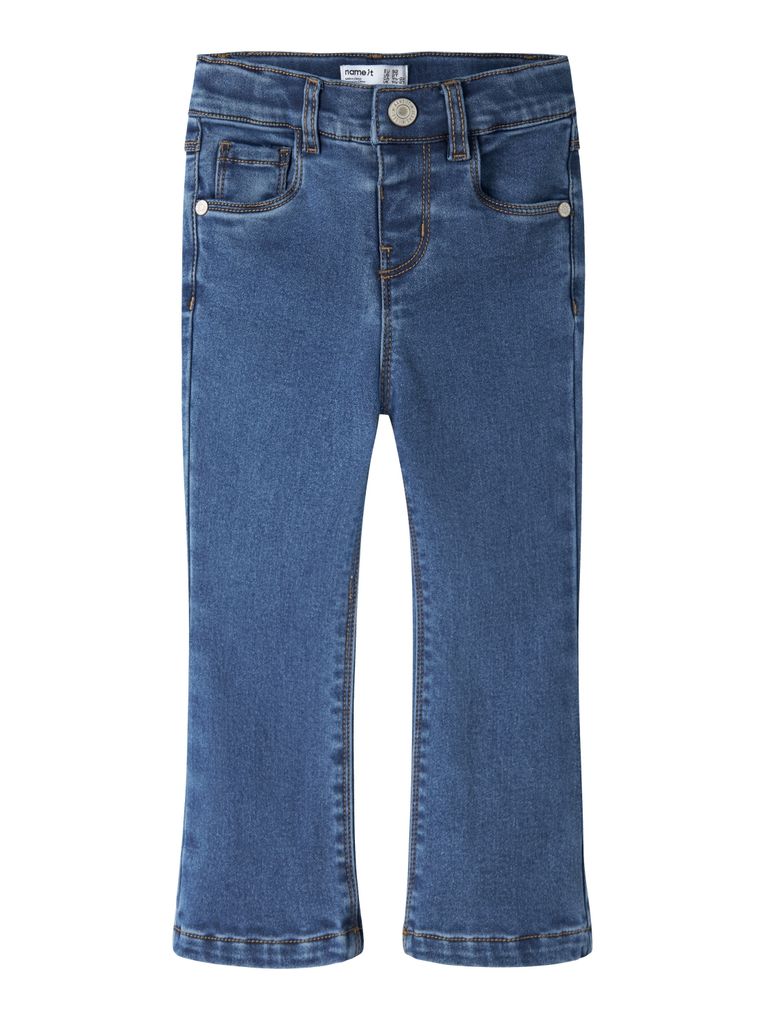 Name it Mädchen Bootcut Thermojeans Nmfsalli mit Fleecefutter