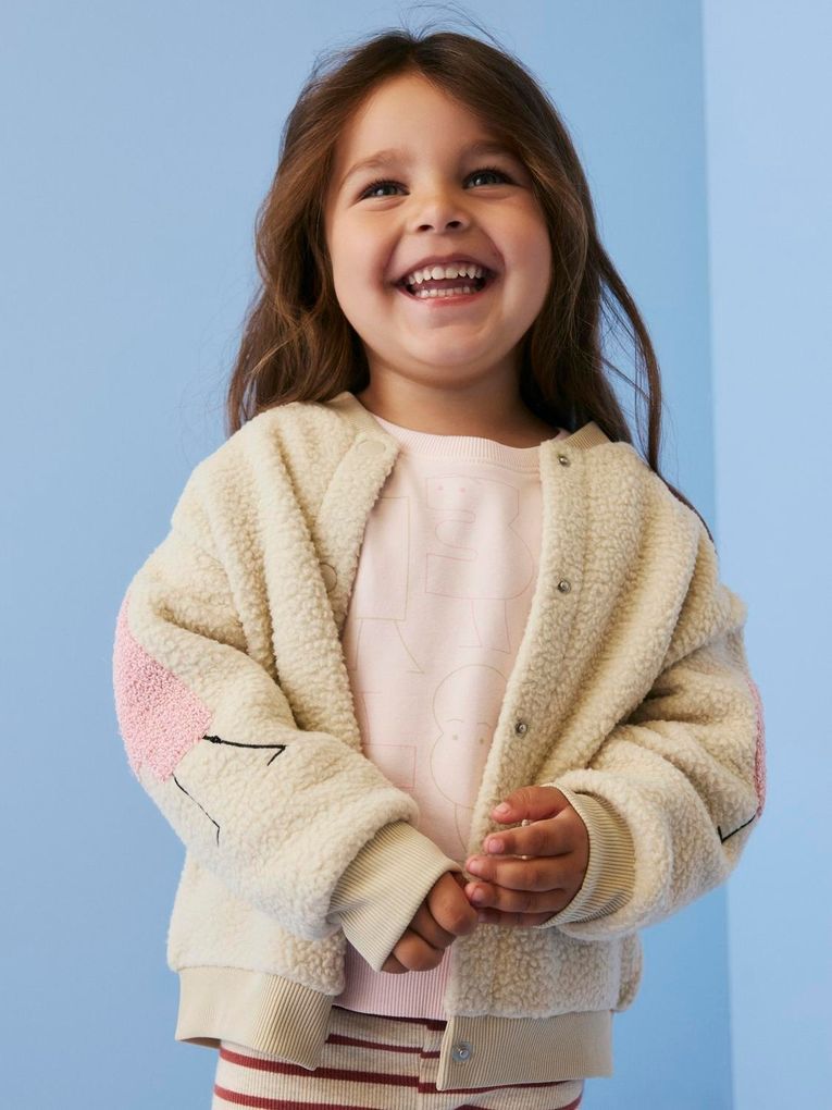 Name it Mädchen Teddyjacke Übergangsjacke Nmfolana