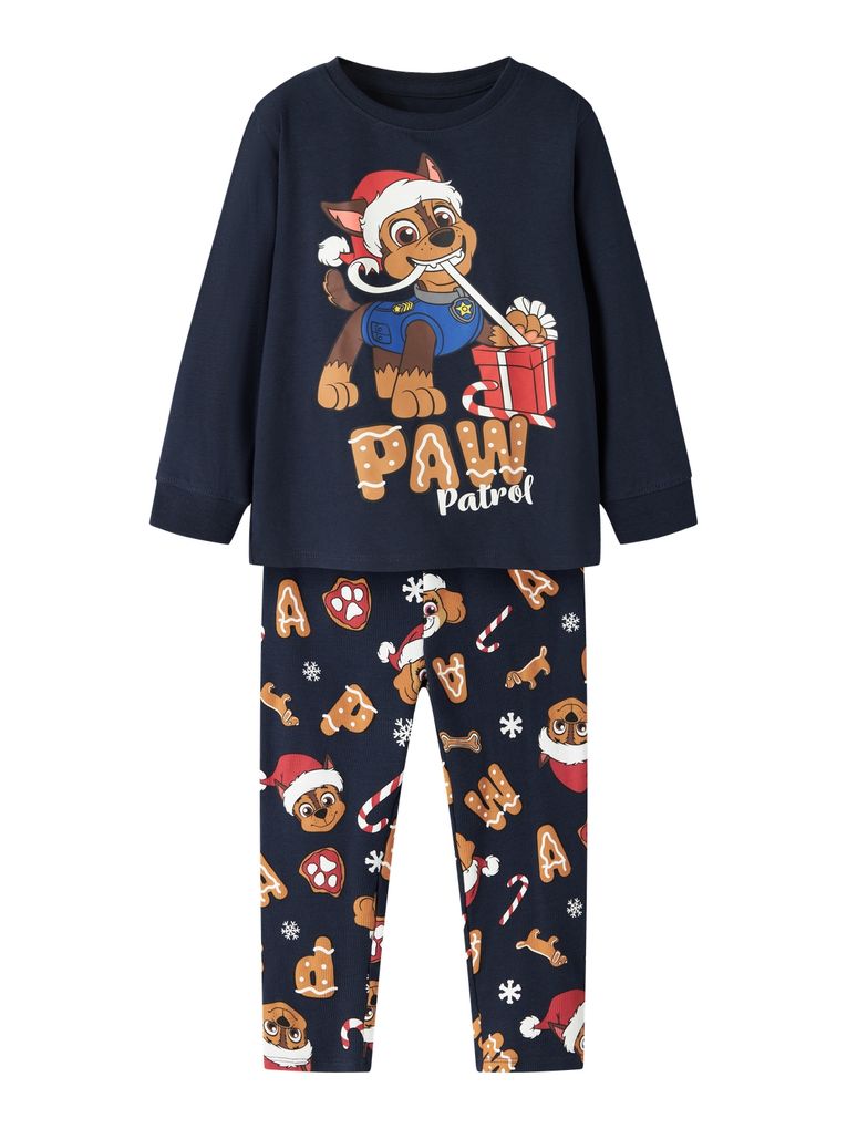 Name it Jungen Weihnachts-Schlafanzug-Set Nmmslavo Paw Patrol