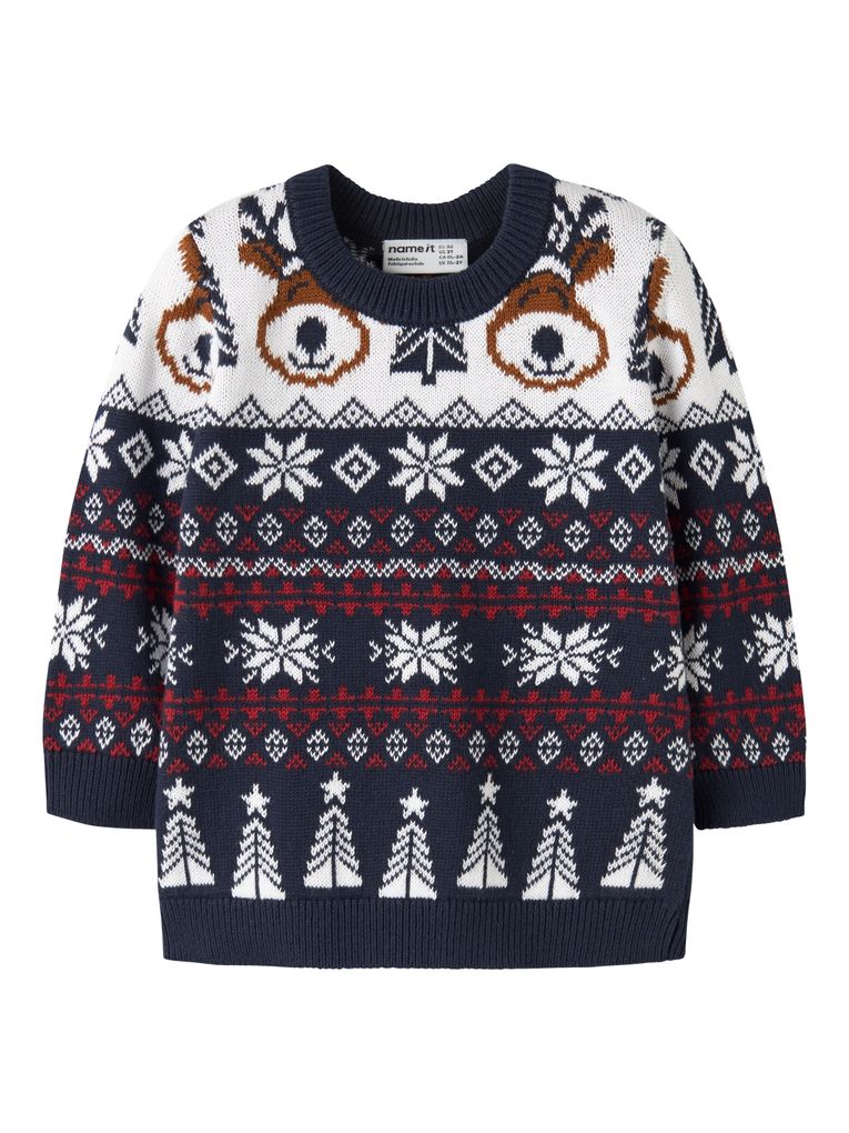 Name it Kinder Weihnachts-Strickpullover Nmnrismas