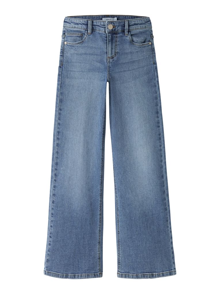 Name it Mädchen Wide Leg Jeans weit geschnitten Nkfpolly